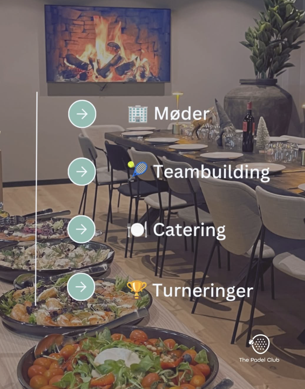 The Padel Club — møder, teambuilding og catering