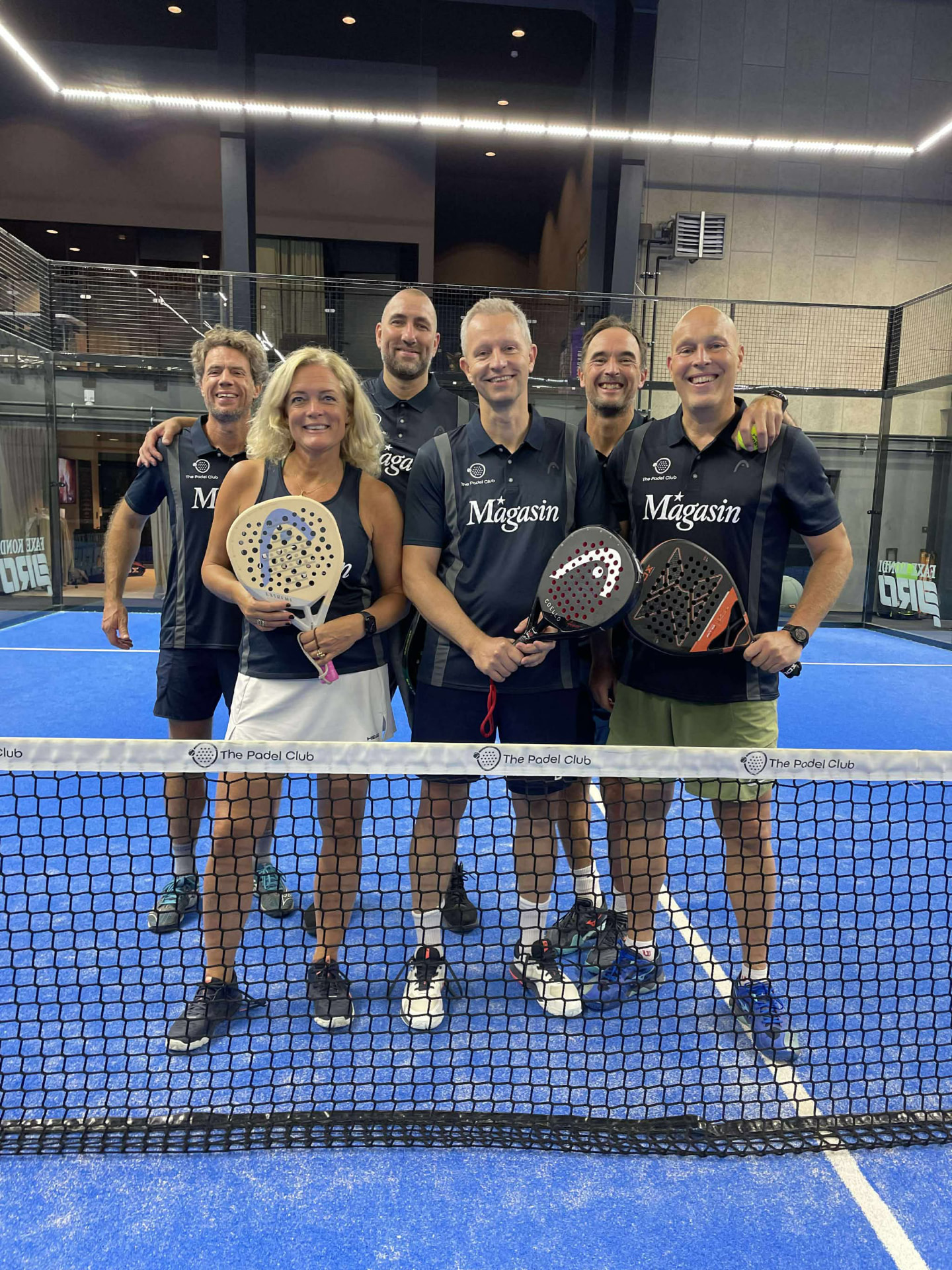 The Padel Club hold samlet bag nettet