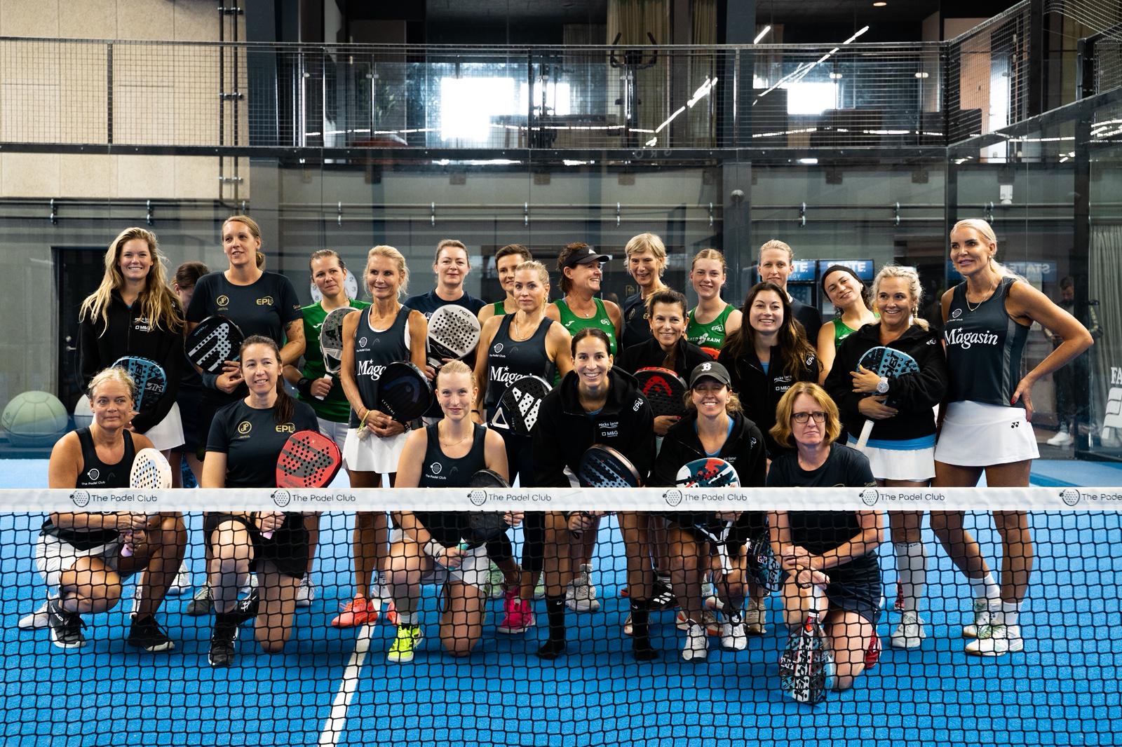 The Padel Club Ladies League hold samlet på banen